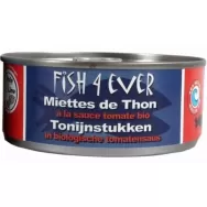 Ton dungat bucati sos tomat 160g - FISH 4 EVER