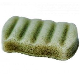 Burete konjac argila verde pt corp piele grasa 13,5cm - PURE KONJAC SPONGE