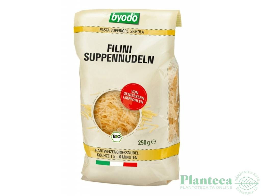 Paste taitei filini grau semola eco 250g - BYODO