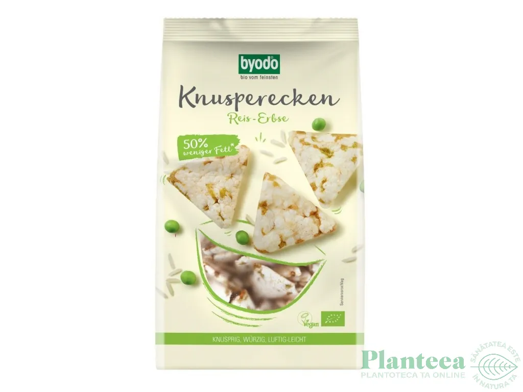 Mini crackers orez mazare fara gluten eco 90g - BYODO