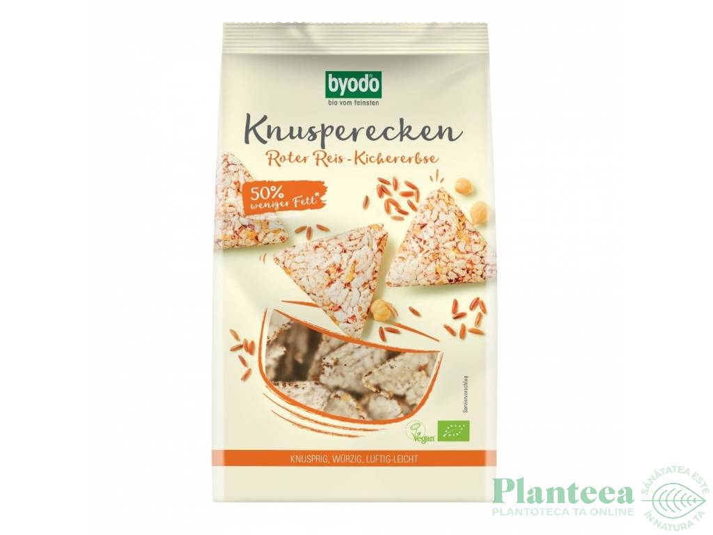 Mini crackers orez rosu naut fara gluten eco 90g - BYODO