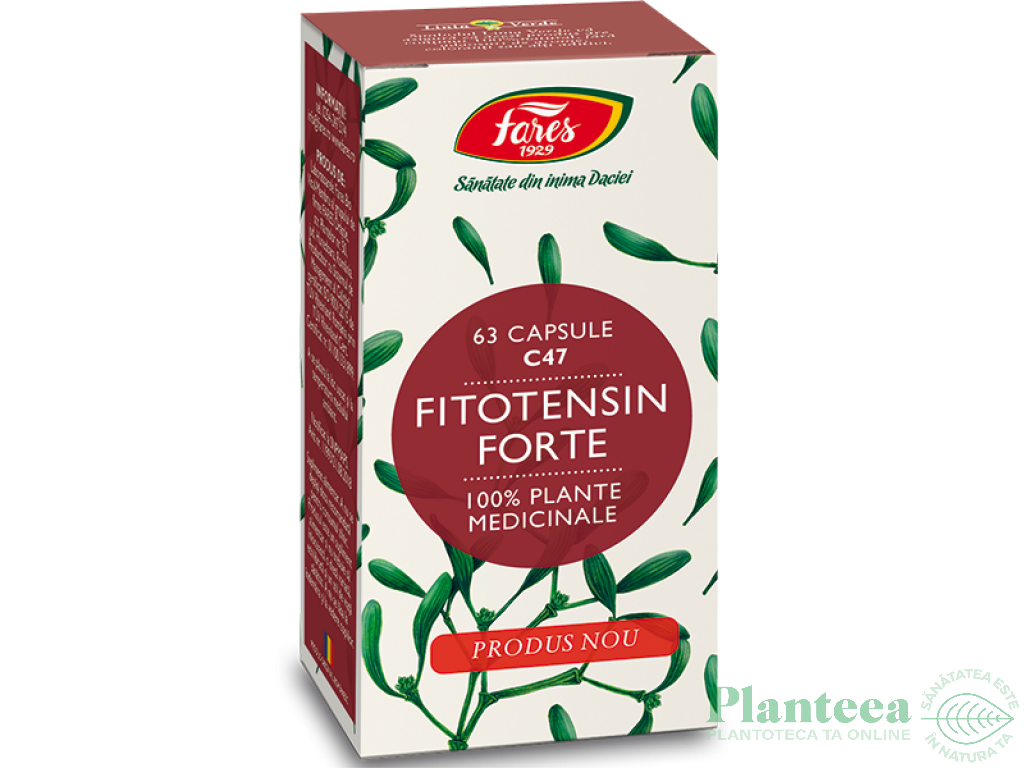 Fitotensin forte 63cps - FARES