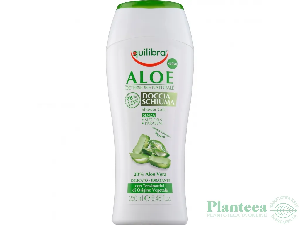 Gel dus delicat aloe vera 250ml - EQUILIBRA