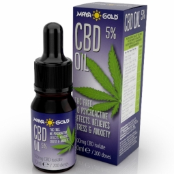 Ulei MCT cocos CBD 5% 10ml - MAYA GOLD