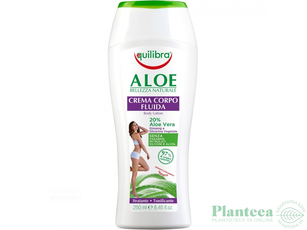 Crema fluida corp aloe vera 250ml - EQUILIBRA