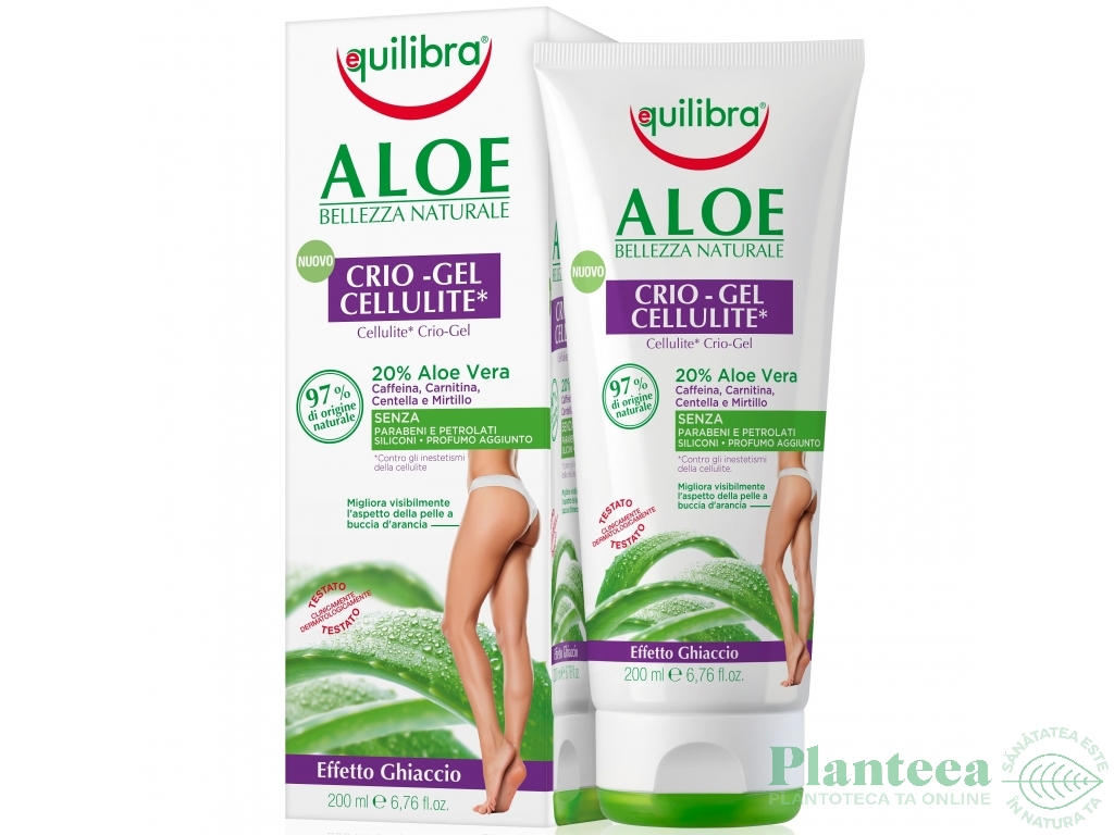 Gel anticelulitic crio aloe vera 200ml - EQUILIBRA