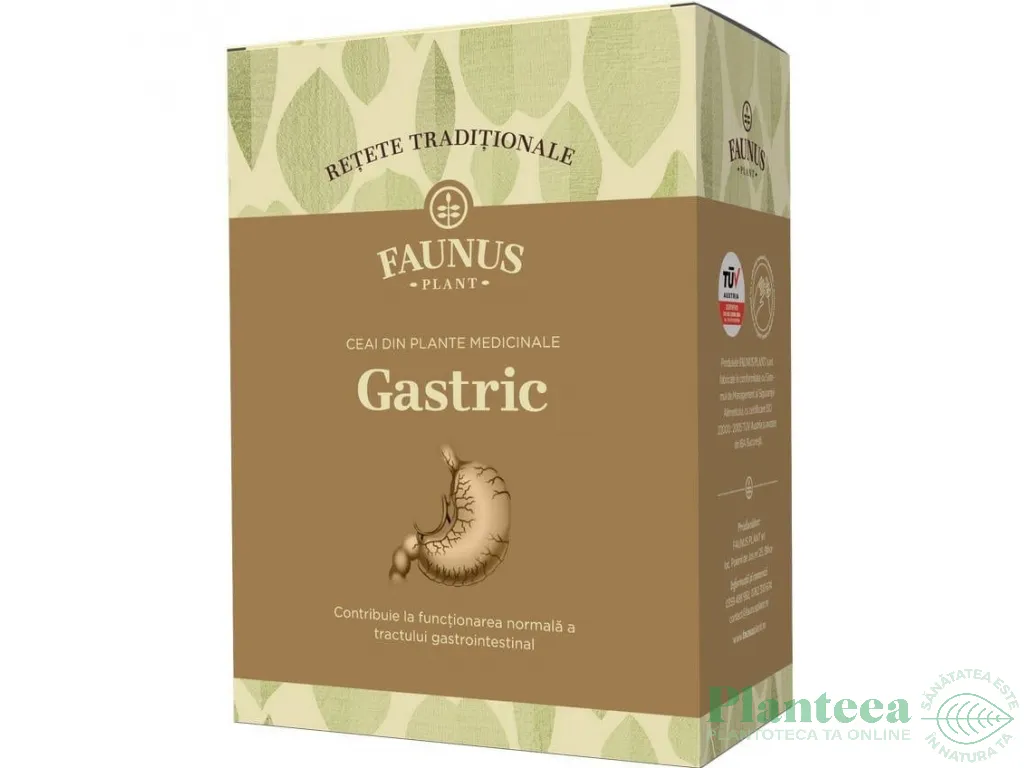 Ceai gastric Retete Traditionale 180g - FAUNUS