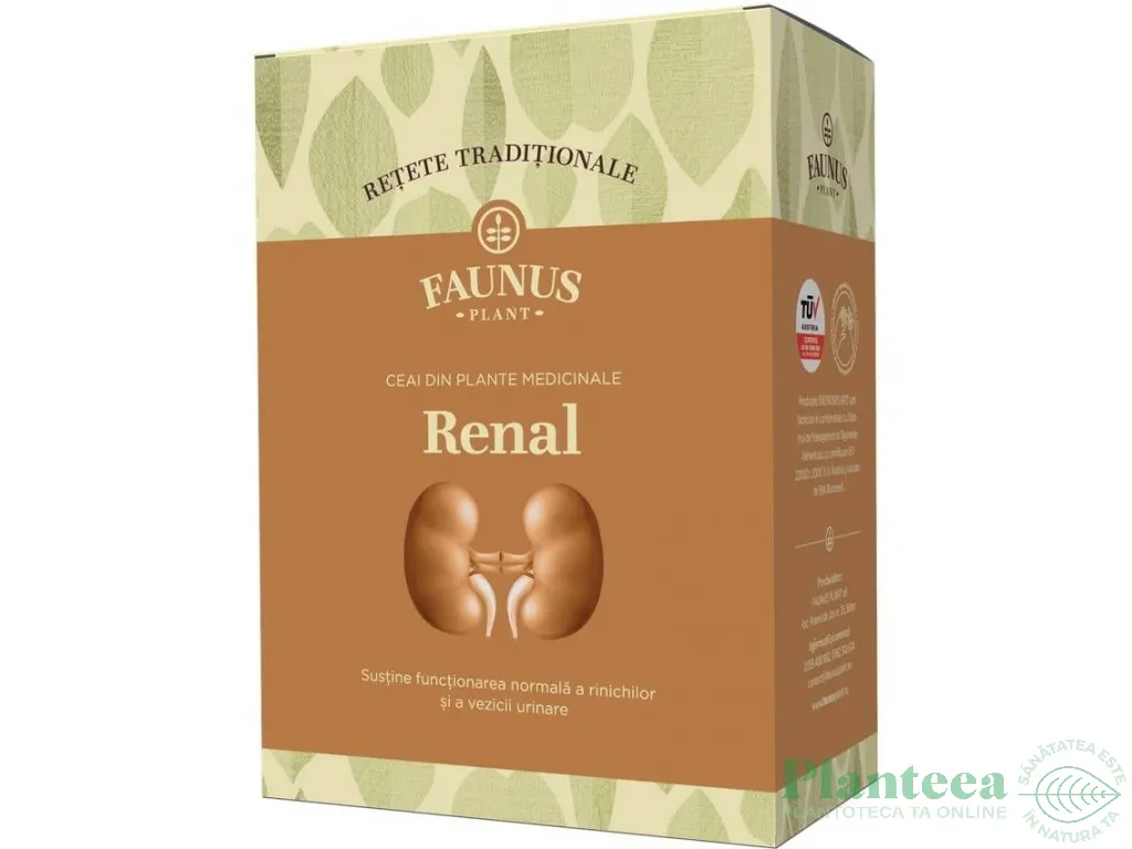 Ceai renal Retete Traditionale 180g - FAUNUS
