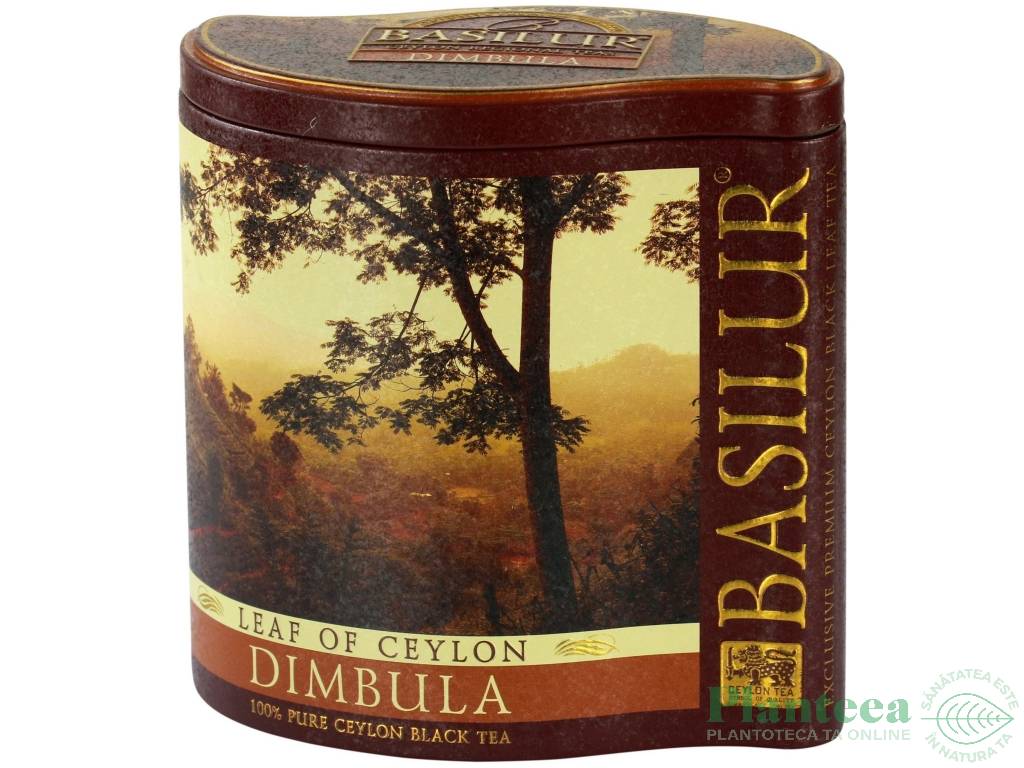 Ceai negru ceylon Leaf of Ceylon Dimbula cutie 100g - BASILUR