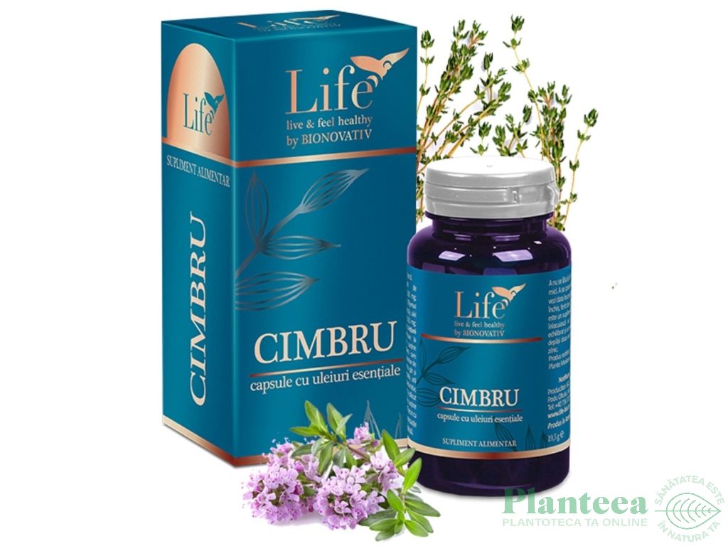 Capsule ulei esential integral Cimbru 30cps - LIFE