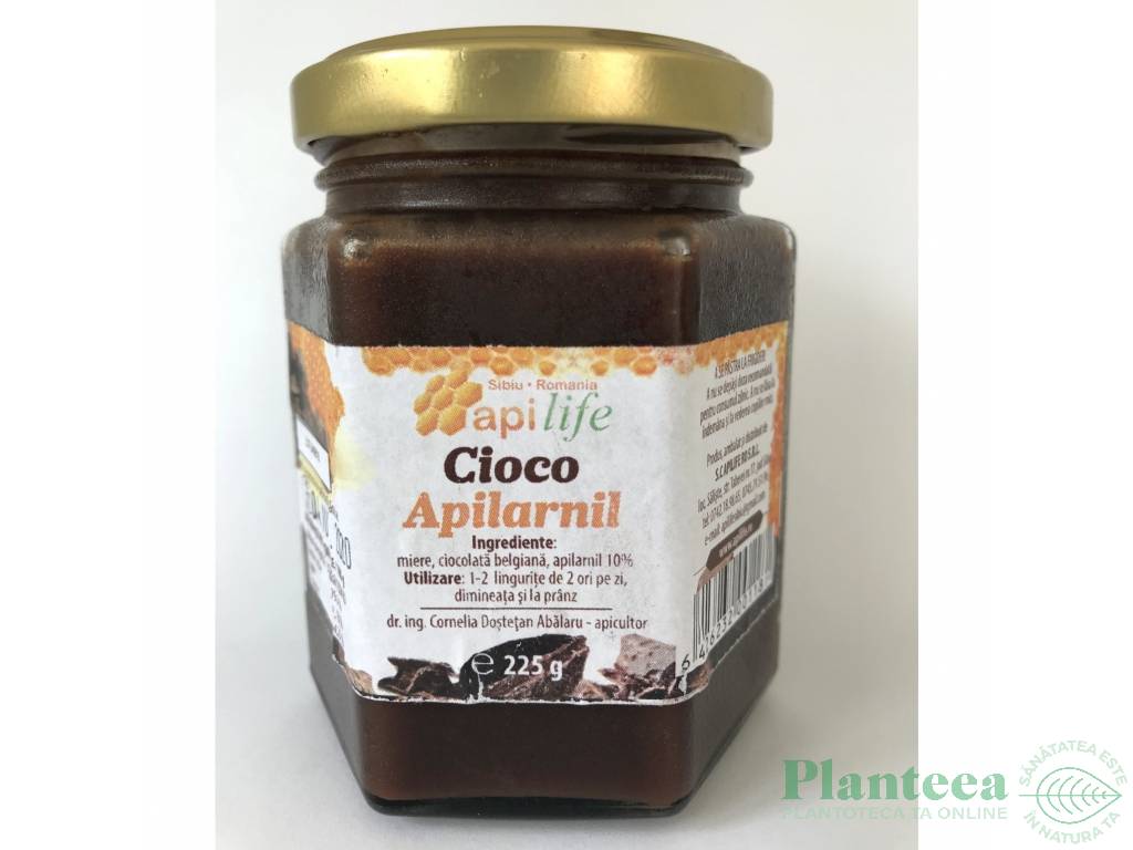 Miere apilarnil ciocolata belgiana 225g - APILIFE