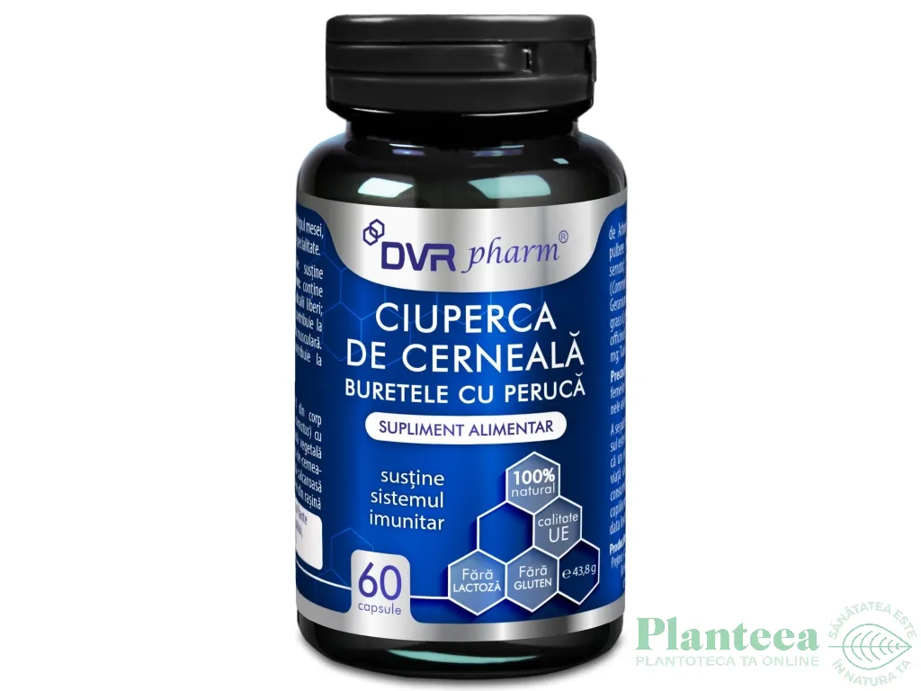Ciuperca de Cernela [Buretele cu Peruca] 60cps - DVR PHARM