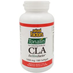 CLA 1000mg Tonalin 180cps - NATURAL FACTORS