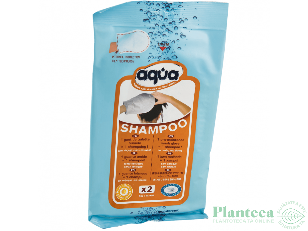 Manusi preimbibate igiena totala fara clatire Aqua 2pr - CLEANIS