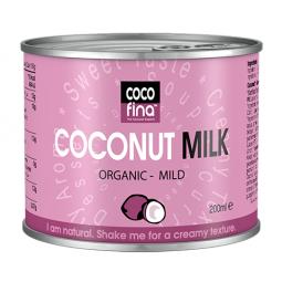Lapte cocos bio 200ml - COCOFINA