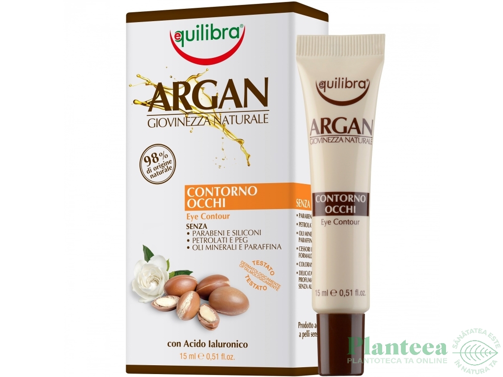 Crema contur ochi ulei argan 15ml - EQUILIBRA