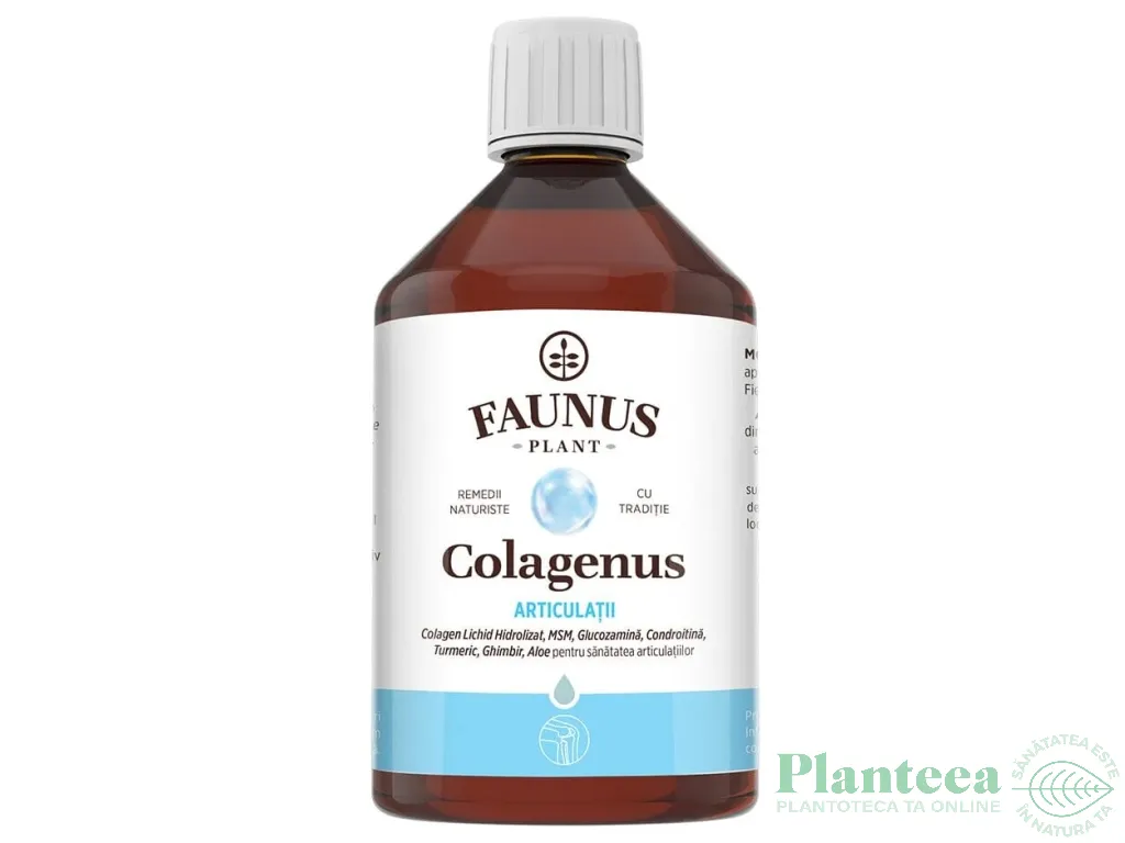 Colagen lichid extracte plante Colagenus articulatii 500ml - FAUNUS