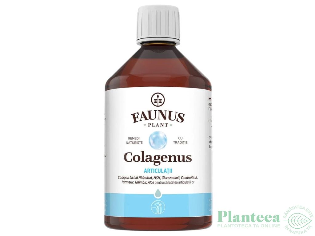 Colagen lichid articulatii hidrolizat extracte plante Colagenus 500ml - FAUNUS PLANTfns)^sol^**:fg:fz:fs:fd:fl:fo:fa:dp:nw{stp}