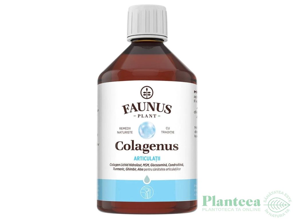Colagen lichid extracte plante Colagenus articulatii 500ml - FAUNUS PLANT