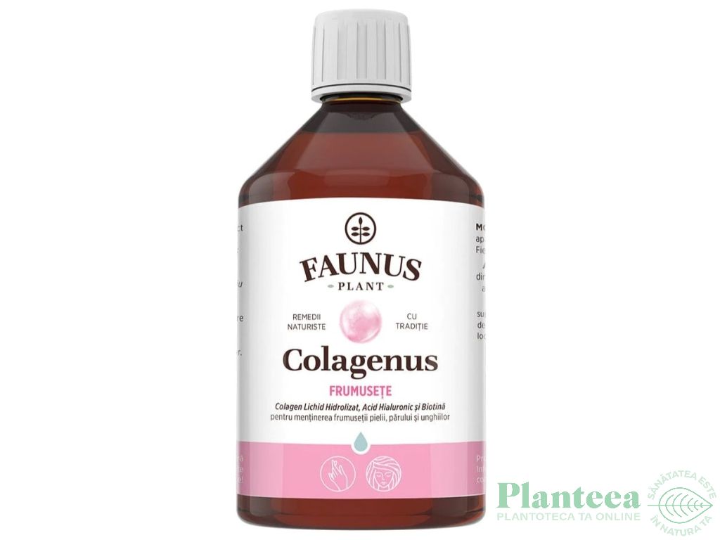 Colagen lichid extracte plante Colagenus frumusete 500ml - FAUNUS PLANT