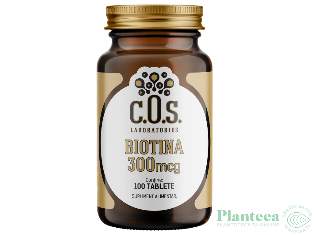 Biotina [Vitamina B7] 300mcg 100cp - COS LABORATORIES