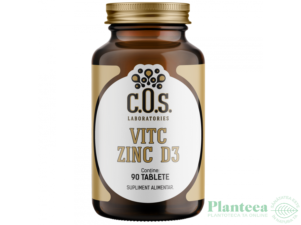 Vitamina C Zinc D3 90cp - COS LABORATORIES