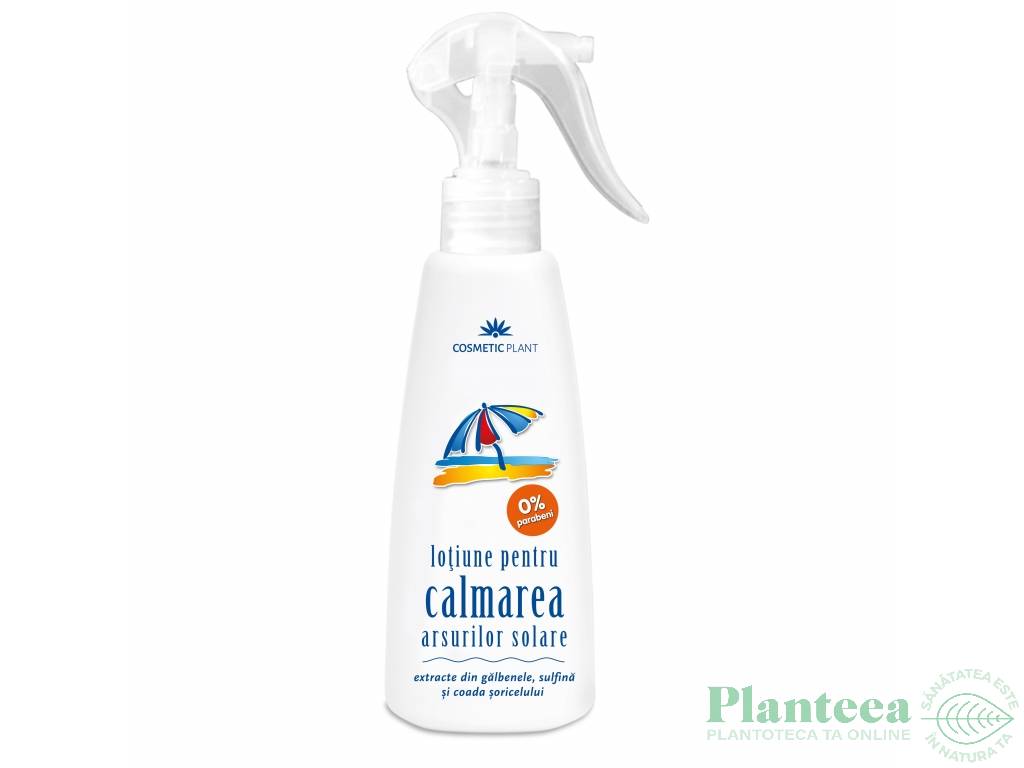 Lotiune dupa plaja calmare arsuri solare 200ml - COSMETIC PLANT