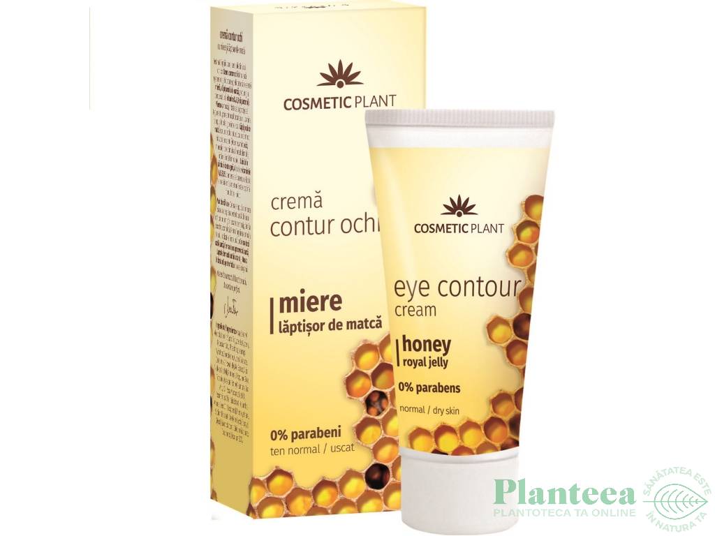 Crema contur ochi miere laptisor matca 30ml - COSMETIC PLANT