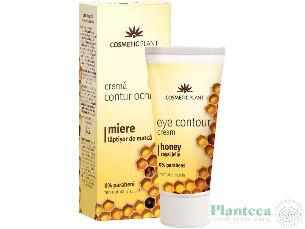 Crema contur ochi miere laptisor matca 30ml - COSMETIC PLANT