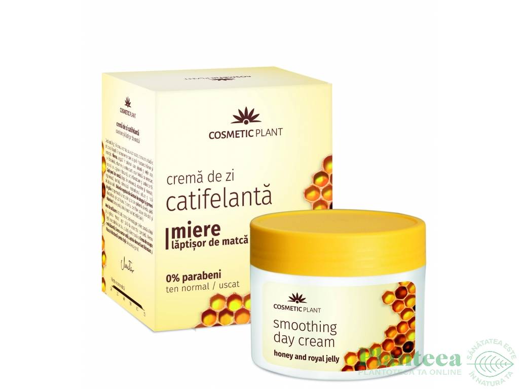 Crema zi catifelanta miere laptisor matca 50ml - COSMETIC PLANT