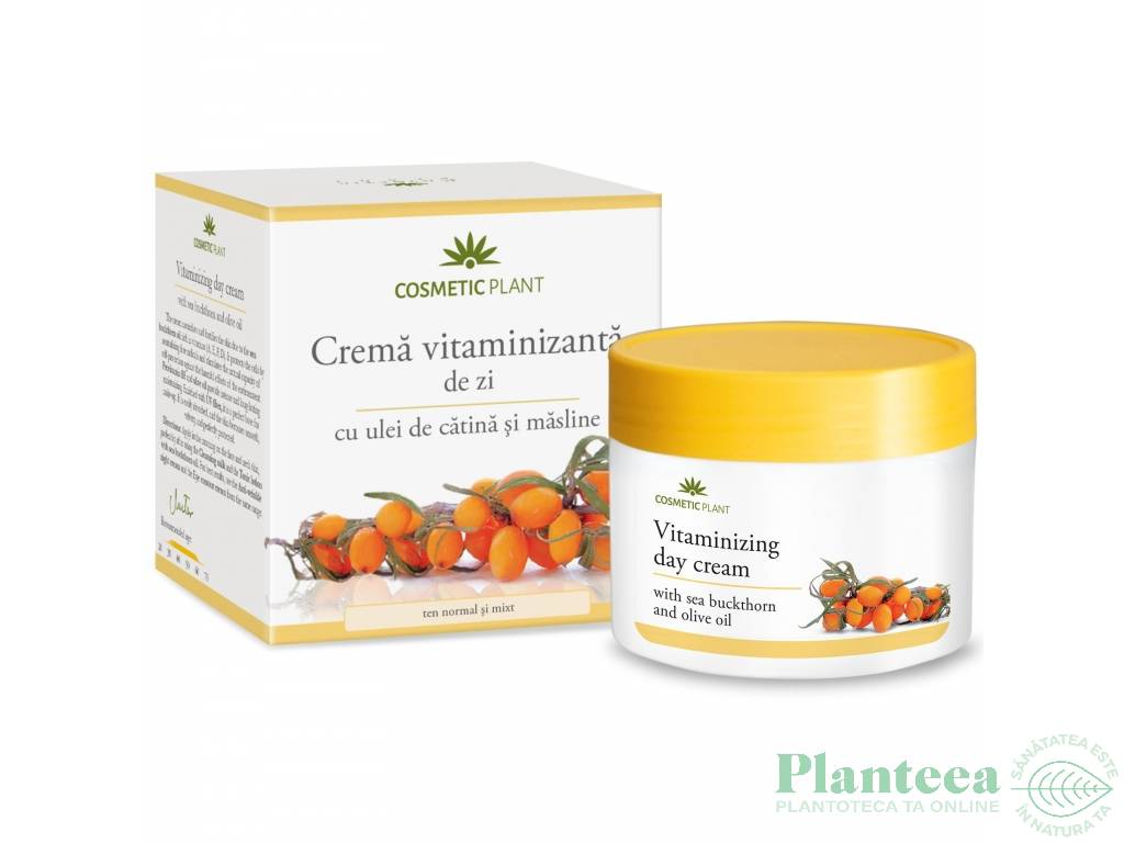Crema zi vitaminizanta ulei catina masline 50ml - COSMETIC PLANT