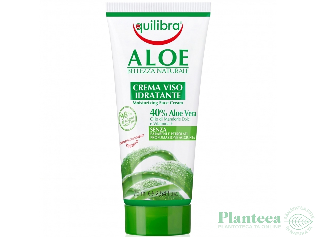 Crema fata hidratanta aloe vera 75ml - EQUILIBRA