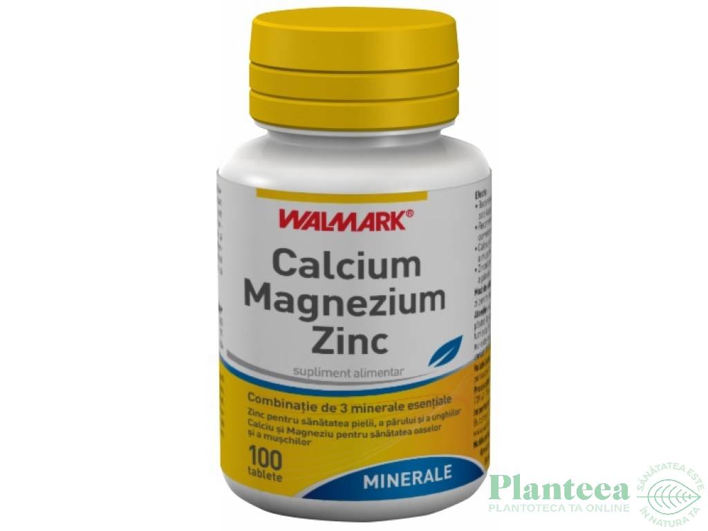 Calciu Mg Zn 100cp - WALMARK