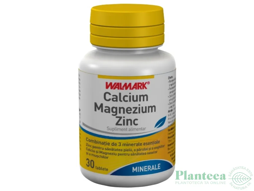 Calciu Mg Zn 30cp - WALMARK