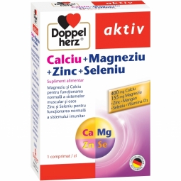 Calciu Mg Zn Se 30cp - DOPPEL HERZ