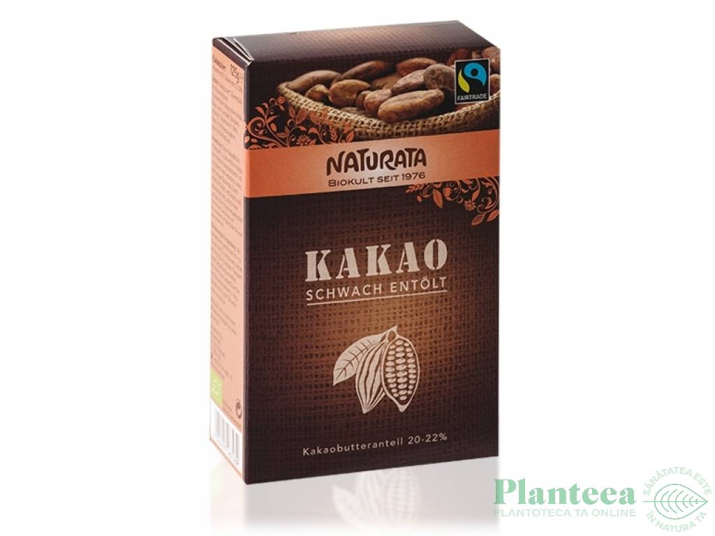 Cacao pulbere 22%grasimi eco 100g - NATURATA