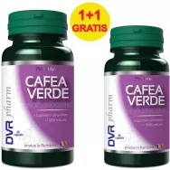 Pachet Cafea verde bioclorogenic 60+30cps - DVR PHARM