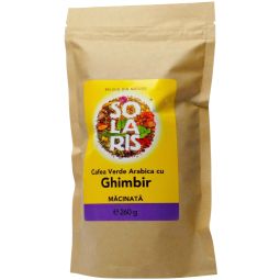 Cafea verde arabica macinata cu ghimbir 260g - SOLARIS