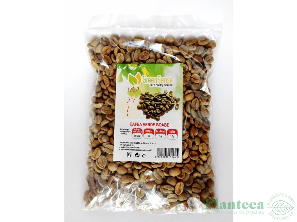 Cafea verde boabe 200g - GREEN SENSE