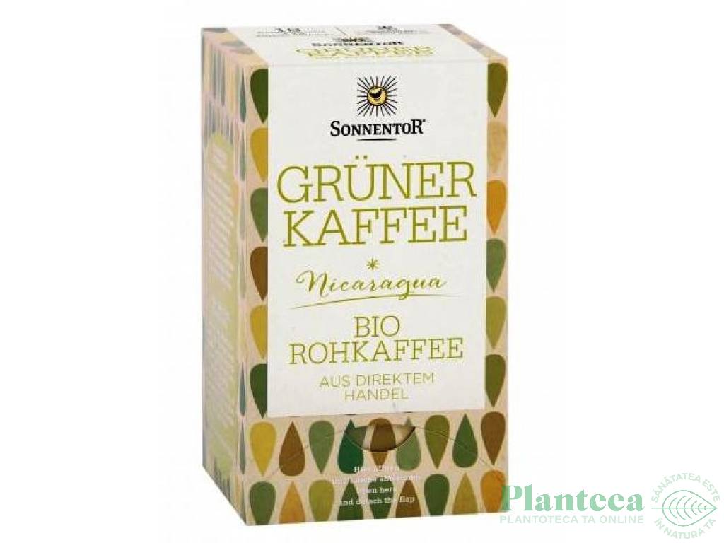 Cafea verde macinata cu cardamom eco 18plx3g - SONNENTOR