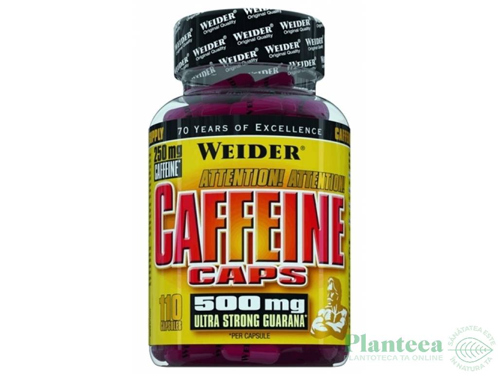 Cafeina 500mg 110cps - WEIDER