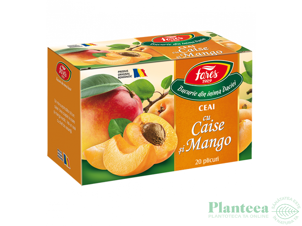 Ceai cu caise mango 20dz - FARES