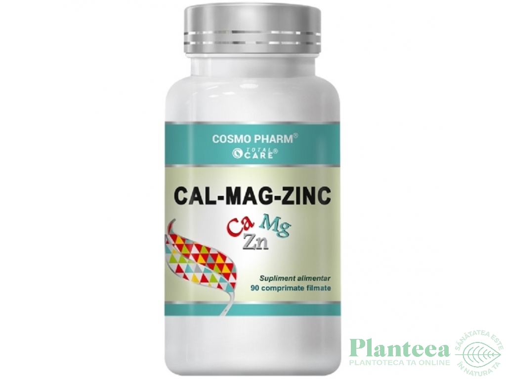 Calciu Mg Zn 90cp - COSMO PHARM