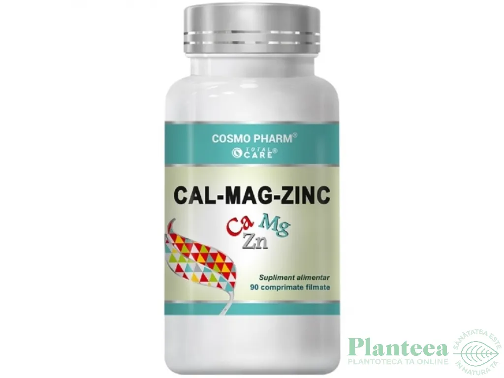 Calciu Mg Zn 90cp - COSMO PHARM