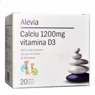 Calciu 1200mg D3 solubil 20pl - ALEVIA