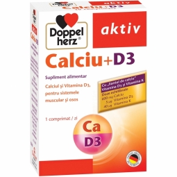 Calciu D3 30cp - DOPPEL HERZ