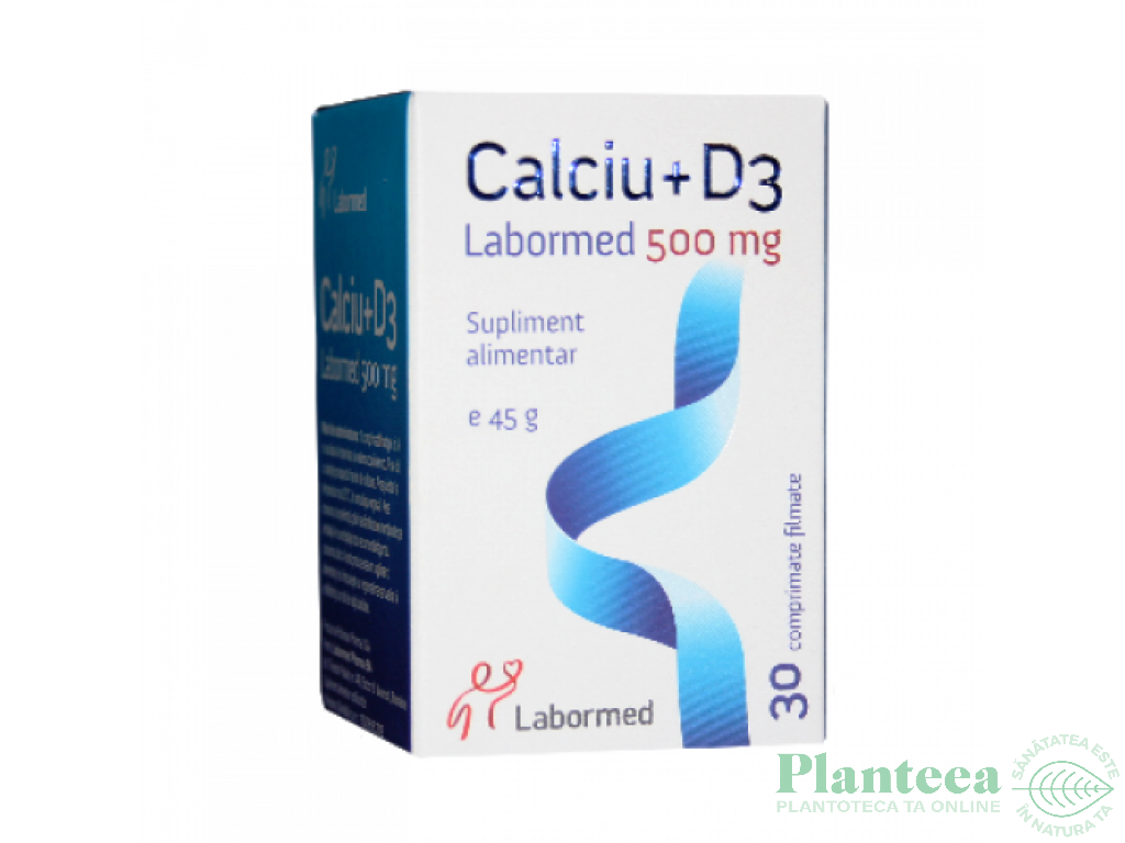 Calciu D3 500mg 30cp - LABORMED