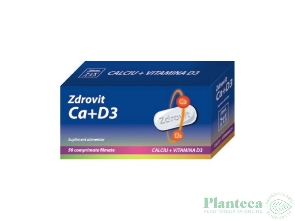 Calciu D3 50cp - NATUR PRODUKT