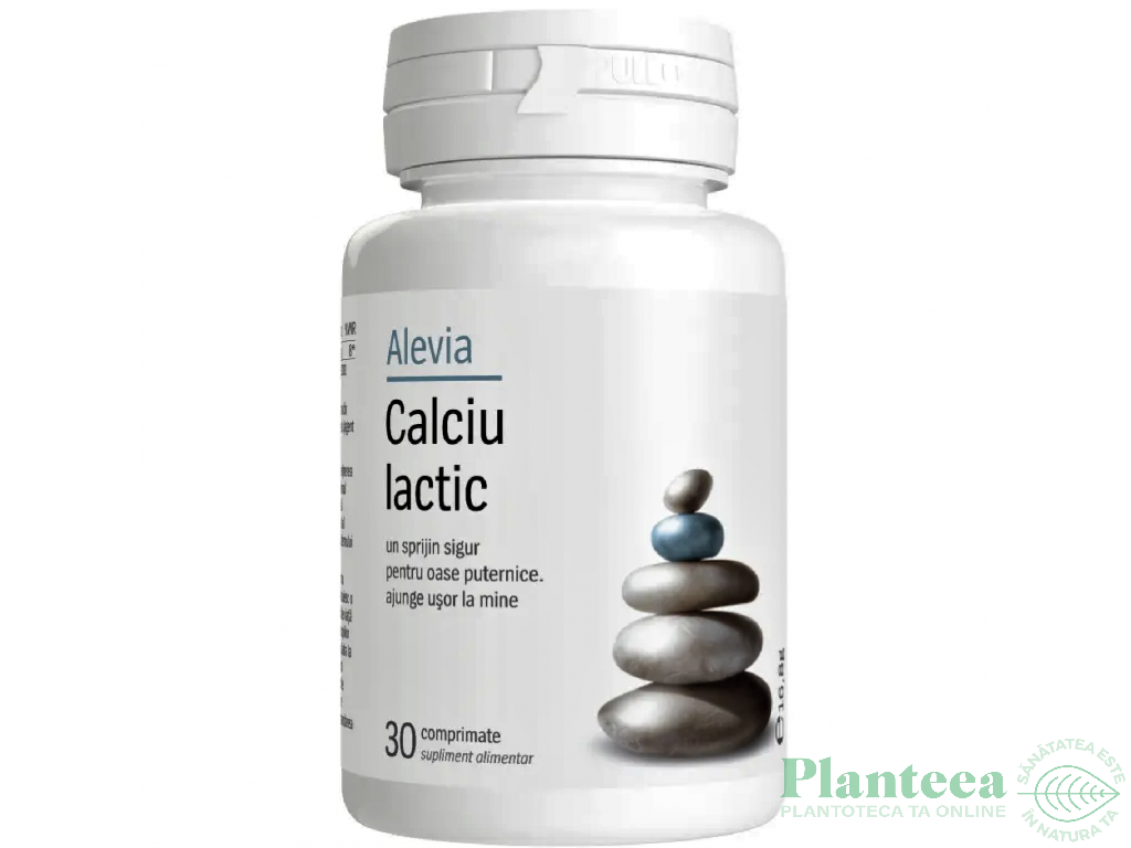 Calciu lactic 30cp - ALEVIA