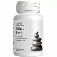 Calciu lactic 30cp - ALEVIA